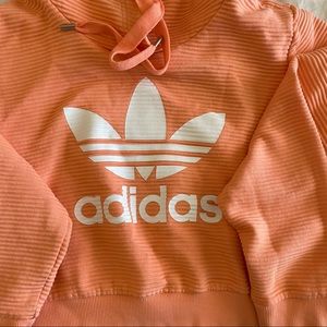 Adidas crop hoddie
